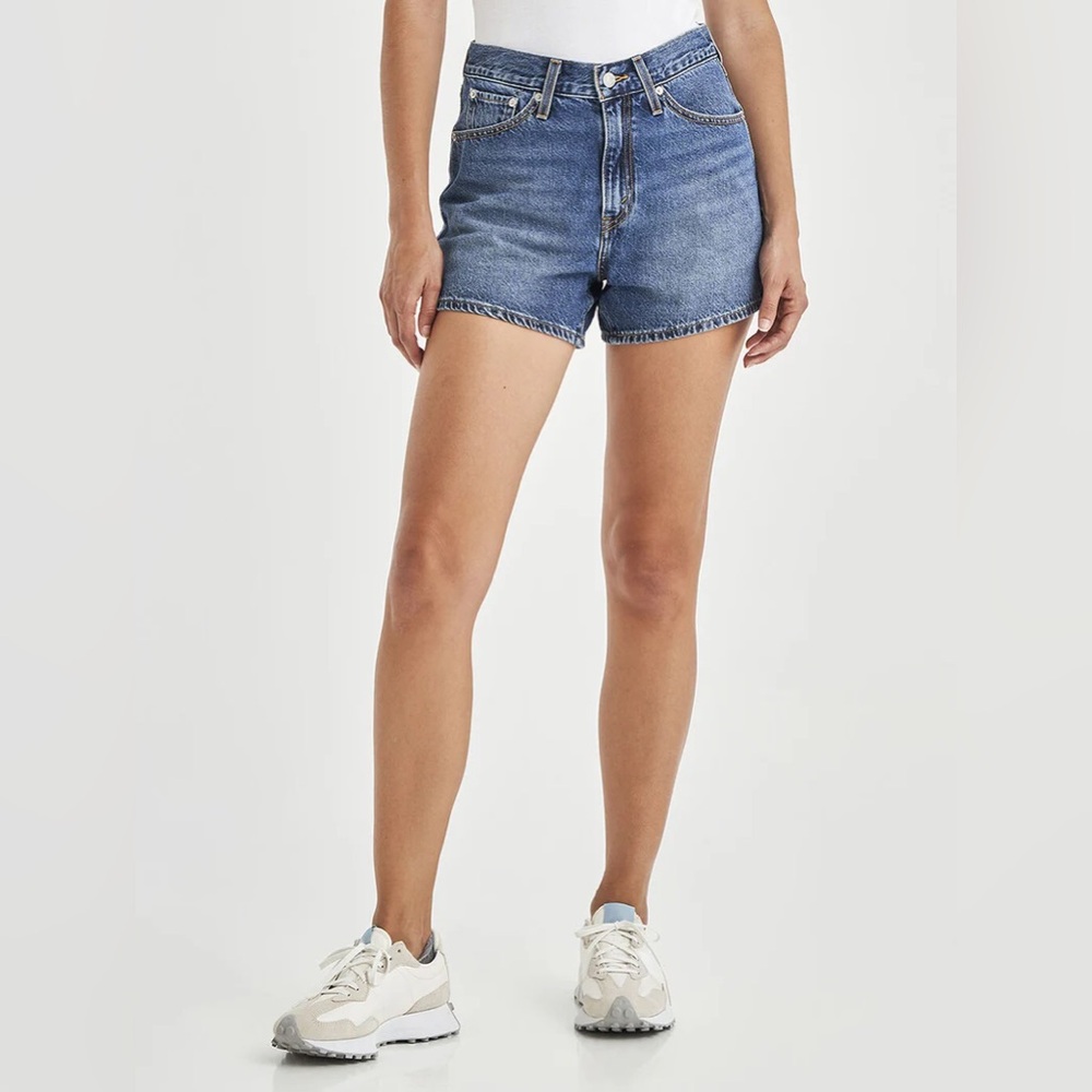 NWT LEVI'S WOMEN'S 80S MOM SHORTS - HIGH RISE YOU SURE CAN - Picture 2 of 5